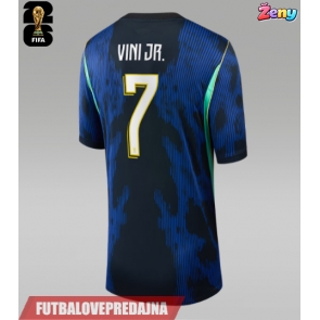 Lacne Ženy Futbalové dres Brazília Vinicius Junior #7 MS 2026 Krátky Rukáv - Preč
